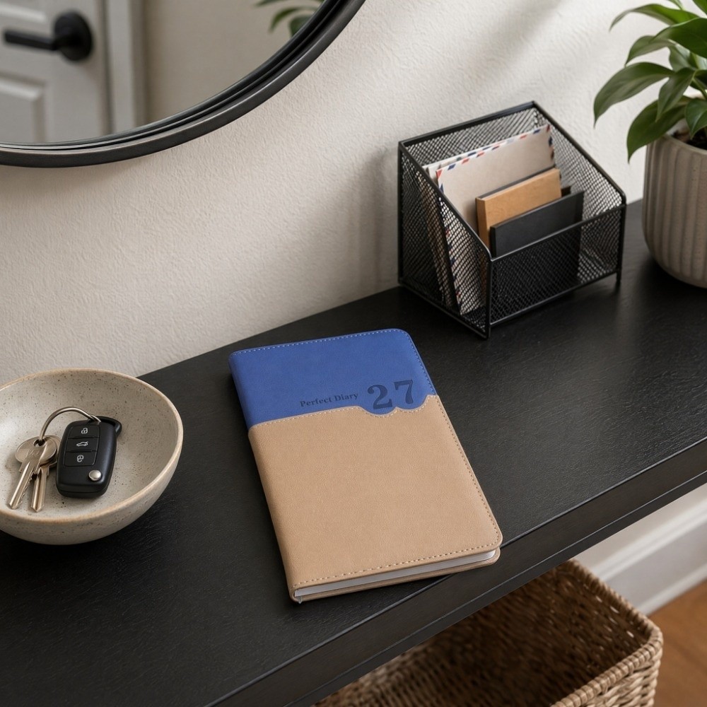 Leather Work Diary Covers - 오피스 업무 플래너 2027 스케줄 플래너