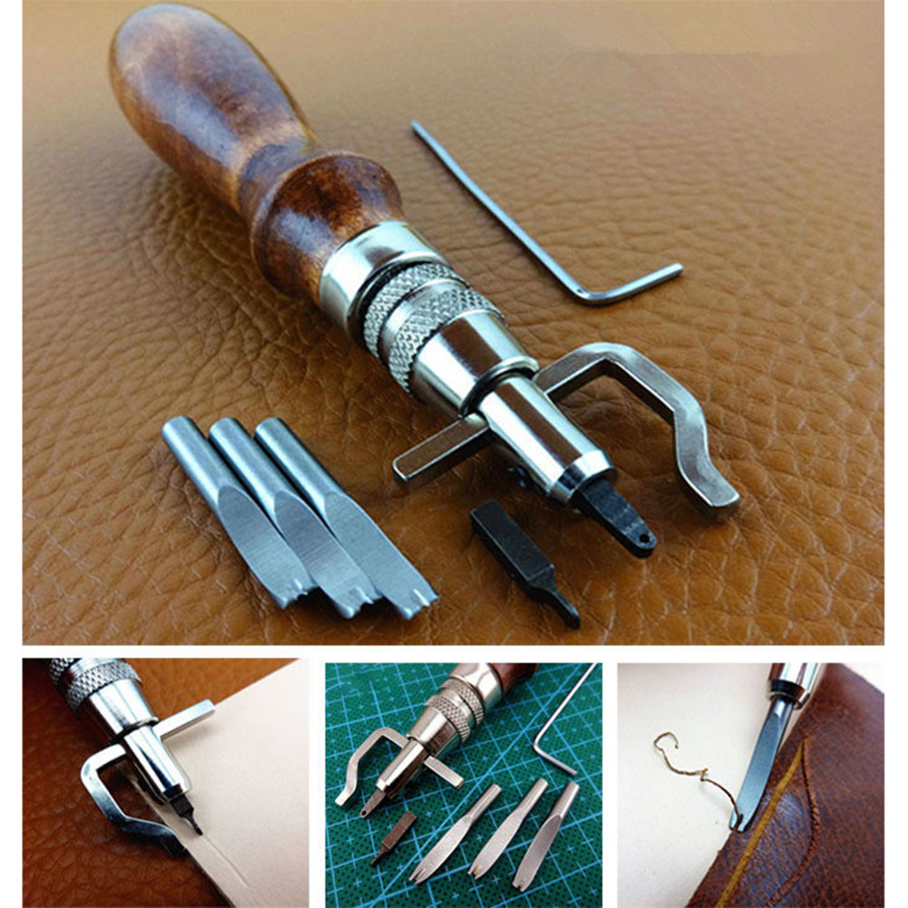 7종 공예 도구 세트: 스티치 홈 파기 도구, 접착선  - Groover Stitching Tool 리뷰 및 가격