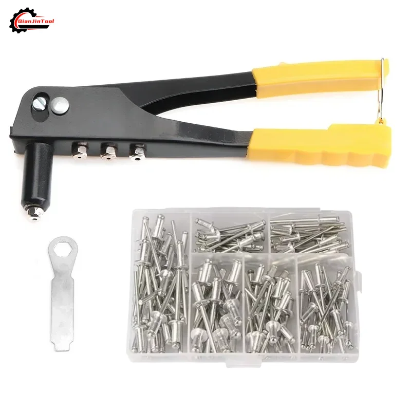 전문 핸드 리베터 헤비 듀티 녹슬지 않는 금속 리벳 건 - Rivet Setter Tool 리뷰 및 가격
