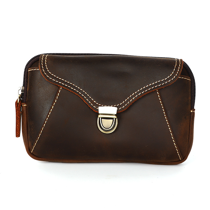 남성용 가죽 허리 가방, 남성용 천연 가죽 가방, 레트 - Leatherwork Designs 리뷰 및 가격