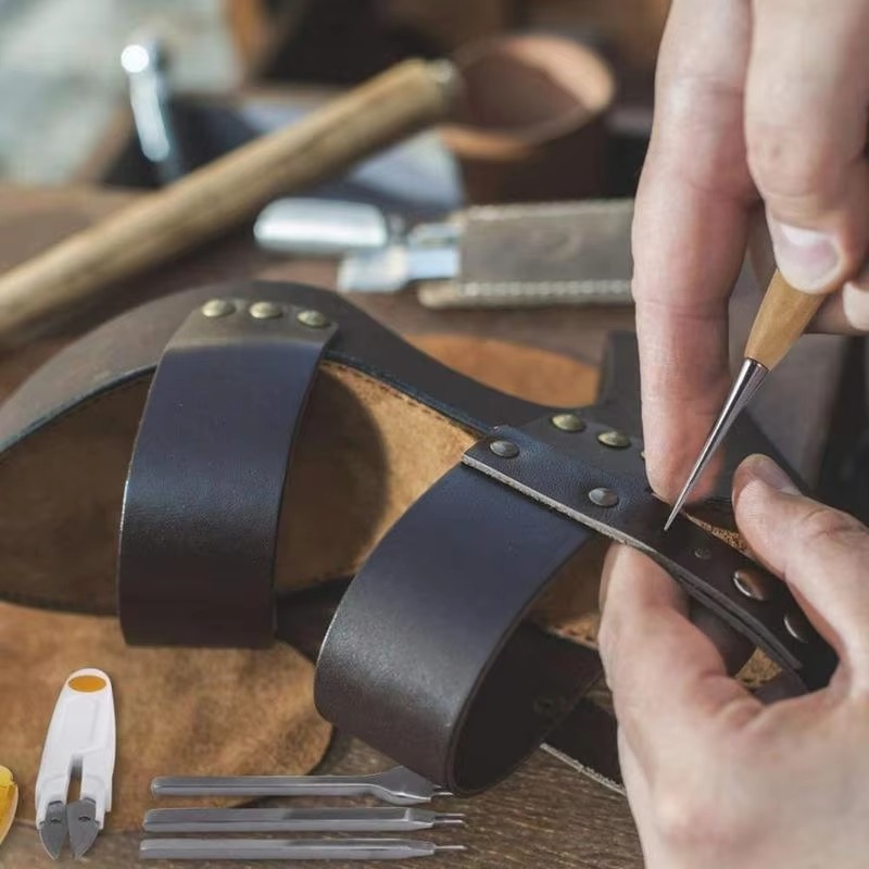 59개로 구성된 가죽 공예 세트, 손바느질, 스티칭,  - Groover Stitching Tool 리뷰 및 가격