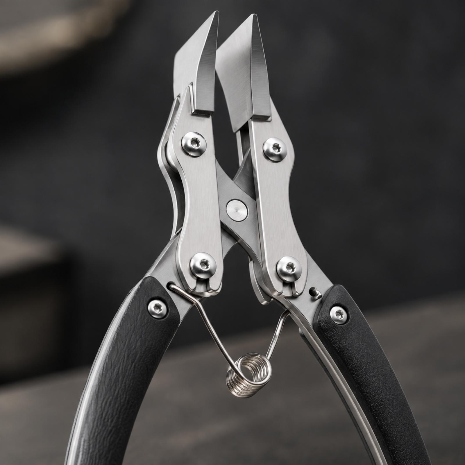 평평한 코가 달린 플라이어, DIY 가죽 공예 프로젝트 - Leatherwork Hand Press 리뷰 및 가격