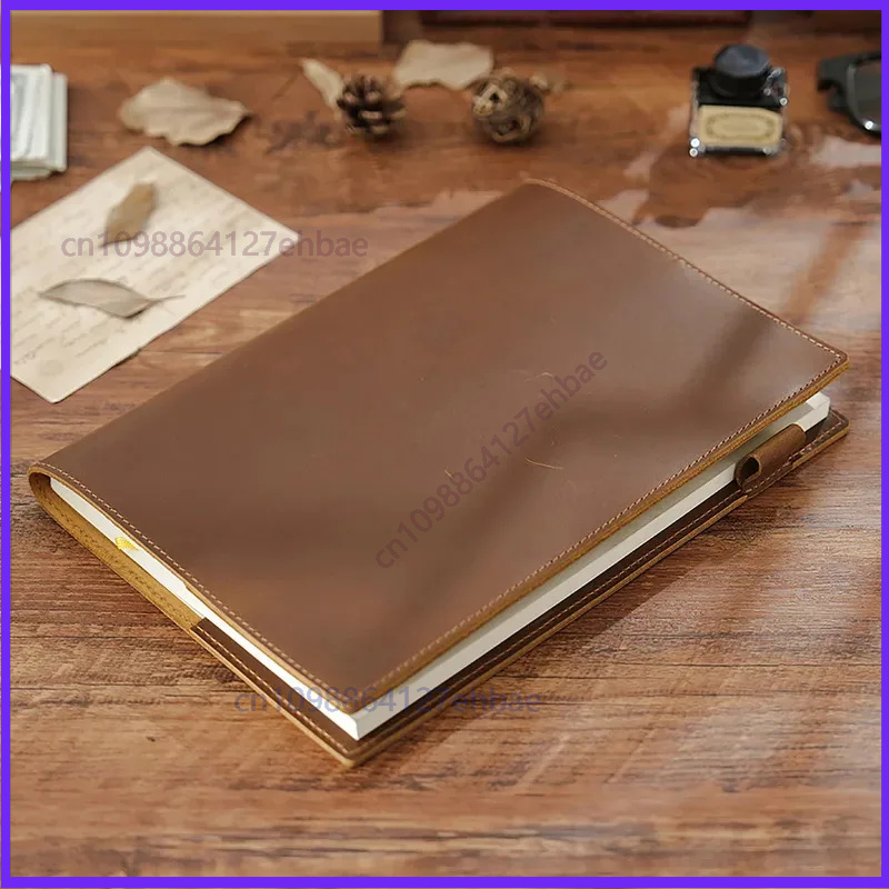 빈티지 가죽 B5 저널 노트 커버, 대형 노트 다이어리 - Leather Work Diary Covers 리뷰 및 가격