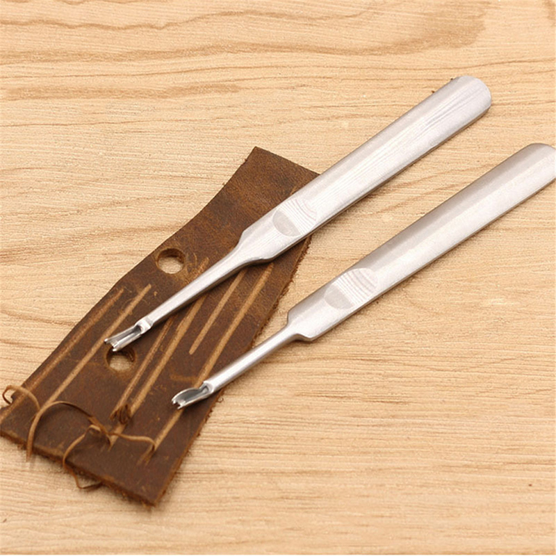 (.) 2개 가죽 공예 도구 키트 스티칭 U+V 모양  - Groover Stitching Tool 리뷰 및 가격