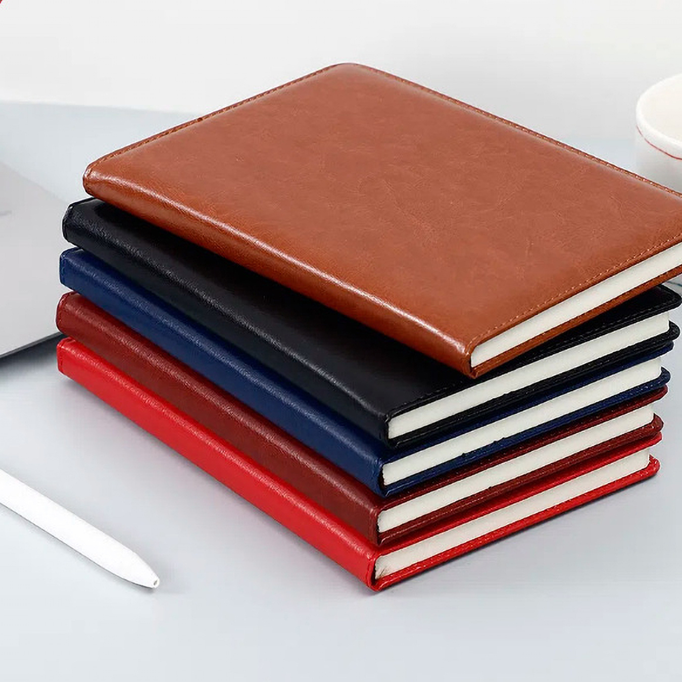 너구리 그림이 있는 빈티지 가죽 저널, 사무실, 학습, - Leather Work Diary Covers 리뷰 및 가격