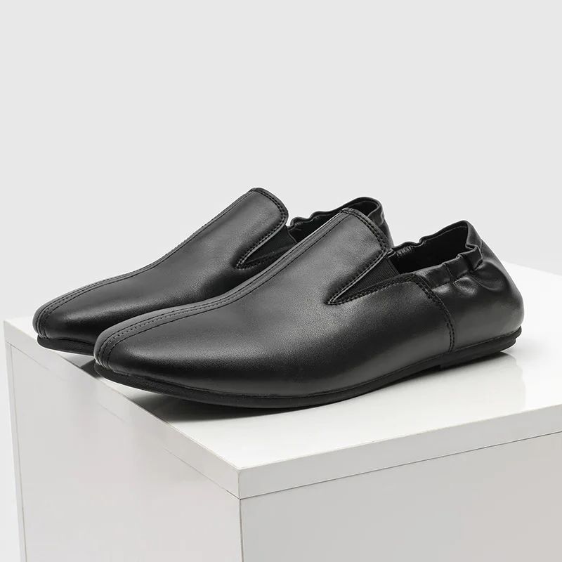 브랜드 남성 캐주얼 신발 슬립온 플랫 로퍼 가죽 고급  - Leatherwork Designs 리뷰 및 가격